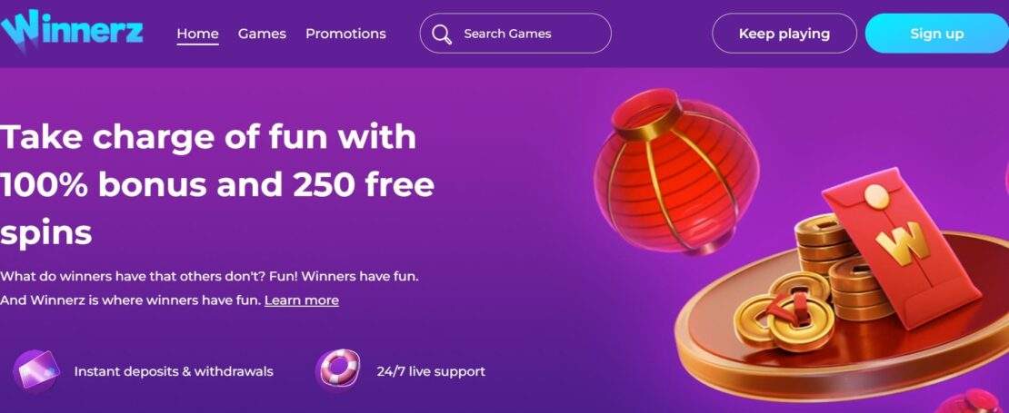 Winnerz Online Casino Hjemmside